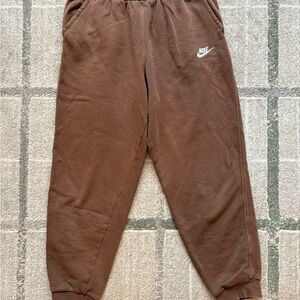 Nike Kids Brown Jogging Pants, Size Large